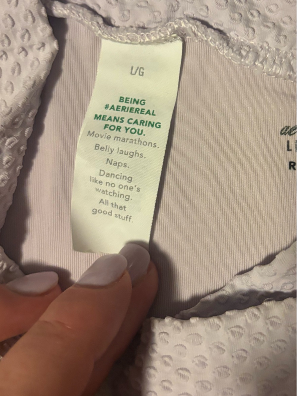 Aerie lavender high waisted bikini L - Picture 4 of 7